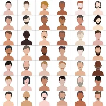 People illustration avatar Vector Stock Illustration