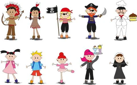 People illustration Stock Illustration