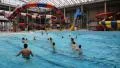 People inside aquapark HD Footage