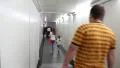 People inside boarding ramp in airport HD Footage