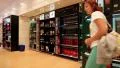 People inside duty free store HD Footage