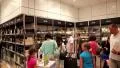 People inside duty free store HD Footage