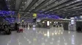 People inside international airport in Bangkok, Thailand HD Footage