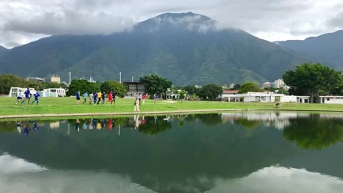People jogging in the park Stock Footage 165774681