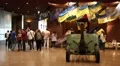 People in Kiev national museum of the history of Ukraine in the Second World War HD Footage