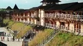 People in Kyivan Rus park, historical reconstruction of ancient Kiev, Ukraine HD Footage