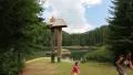 People at lake Synevyr in Carpathian Mountains, Ukraine HD Footage