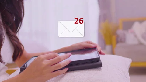 People laugh enjoy fun chat typing on app, relax watch viral live video pla.. Stock Footage 252242902