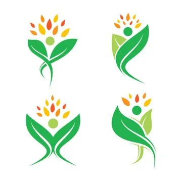 People leaf Stock-Illustration