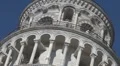People in leaning tower in Cathedral Square, Pisa, Italy HD Footage
