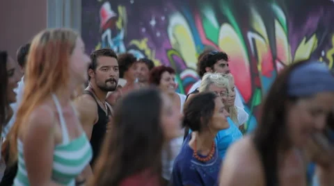 People learn to dance Stock-Footage 57216579