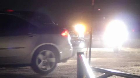 People Leaving Firework Party Video stock 26179699