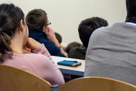 People listening to presentation. Stock Photos