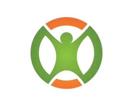 People logo Stock Illustration