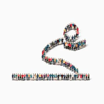 People long jump vector Stock Illustration