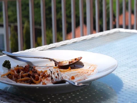 People lunch at the restaurant Video stock 87675279