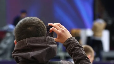 People make selfies. Video stock 75609647