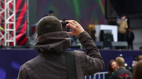 People make selfies. Stock Footage 75609654