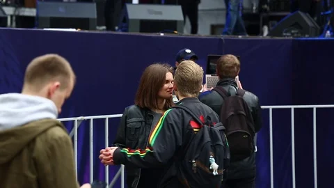 People make selfies. Stock Footage 75609670