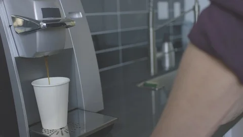 People making coffee in work office Stock-Footage 94239718