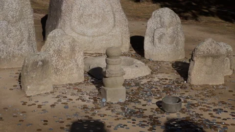 People Making Offerings Stock Footage 316071413