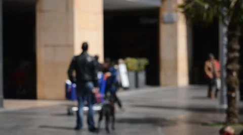 People At The Mall Stock Footage 50221010