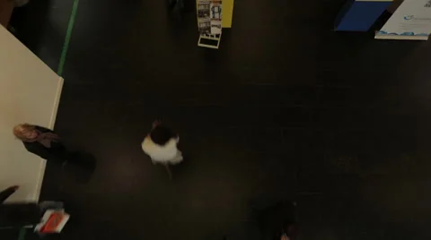 People in the Mall, time-laps. 2K. Stock Footage 49360311
