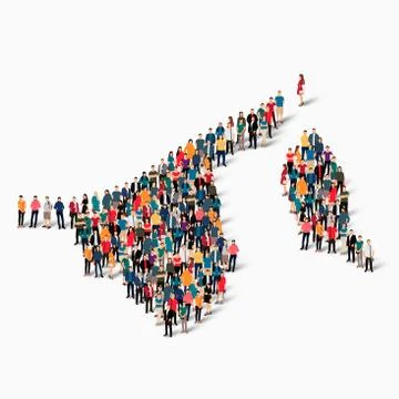 People map country Bruney vector Illustrazione stock