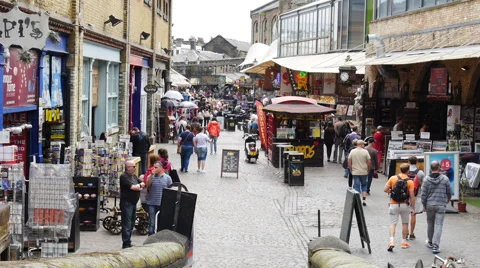 People at a market Stock Footage 40368183