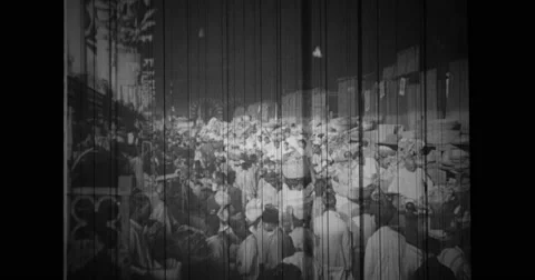 People in market Stock Footage 43487503