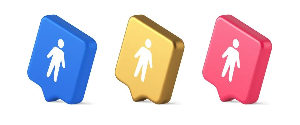 People member user button unrecognizable person human body web application .. Illustrazione stock