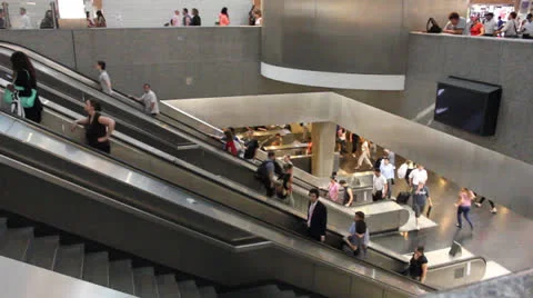 People in metro station Video stock 26147928