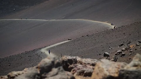 People in the mountain 93 Stock Footage 155495165