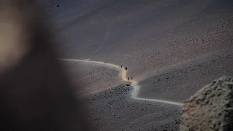 People in the mountain 94 Stock Footage 155495162