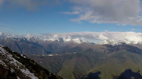 People in the mountains Video stock 93730341