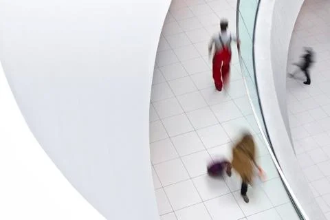 People on the move Stock Photos