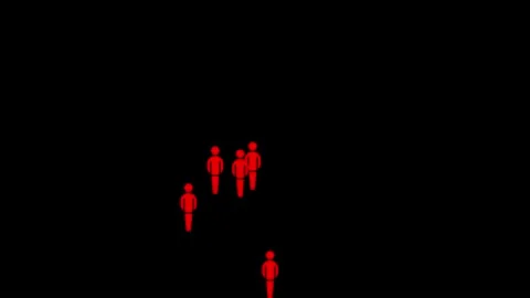 People moving animation in 4k. Stock Footage 201005554