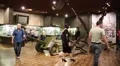 People in national museum of the history of Ukraine in the Second World War HD Footage