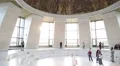 People in national museum of the history of Ukraine in the Second World War HD Footage