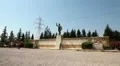 People near monument to the Battle of Thermopylae and statue of Leonidas, Greece HD Footage