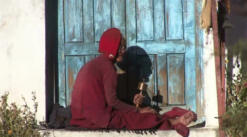 People of Nepal 2 Stock Footage 22519707