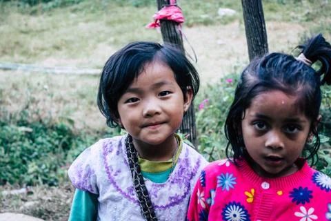 People of Nepal Foto stock