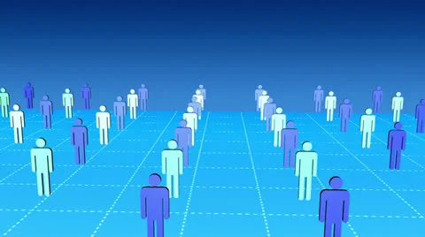 People Network 2 Video stock 22876234