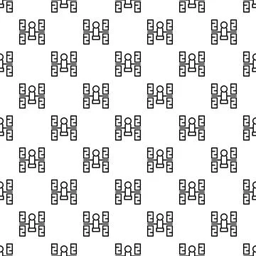 People network connection pattern illustration linking teamwork イラスト素材