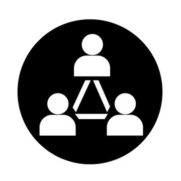 People network icon Stock Illustration