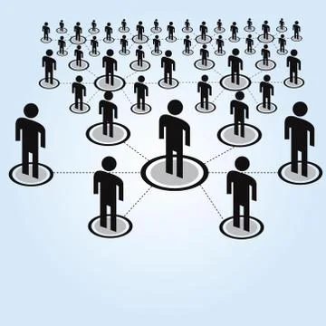 People network Stock Illustration