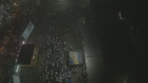 People on night ramadhan Vídeos de archivo 204029341