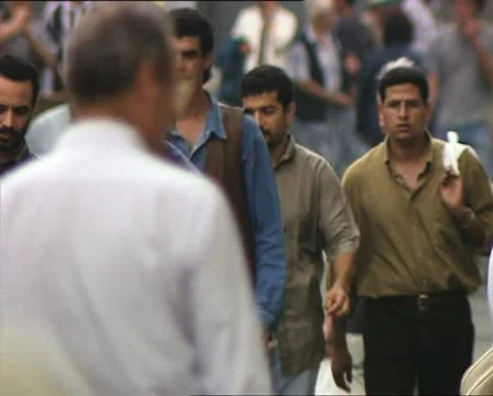 PEOPLE (North African) walking Stock Footage