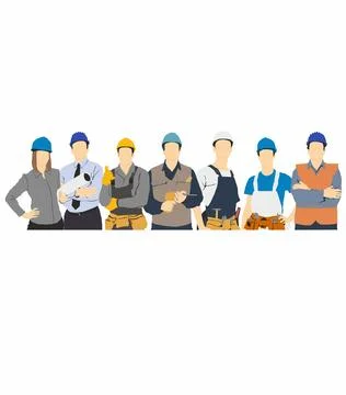 People occupation worker Stock Illustration