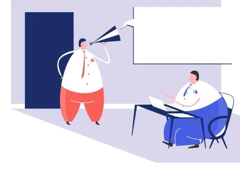 People in the office. Stock Illustration